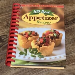 100 Best Appetizer Recipes Cookbook (2004) Spiral Bound - Favorite Brand Name